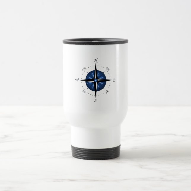 Compass Rose Travel Mug (Center)