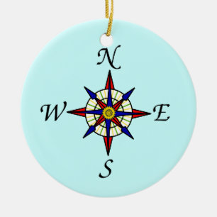Compass Rose Tree Ornament