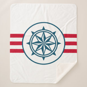 Compass Sherpa Blanket