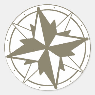 Compass Sticker