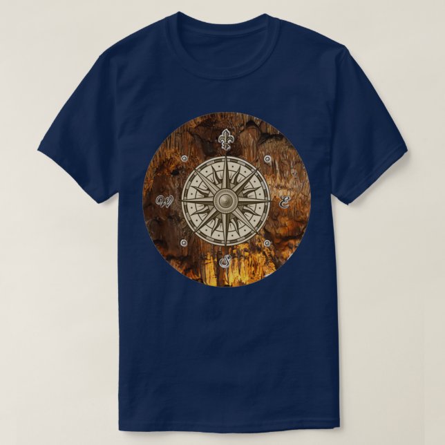 Compass to the mountain T-Shirt (Design Front)