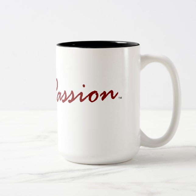 ComPASSION (15oz 2-Tone Mug) Two-Tone Coffee Mug (Right)