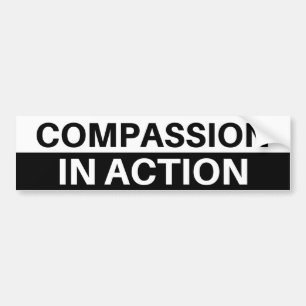 Compassion In Action - Bumper Sticker