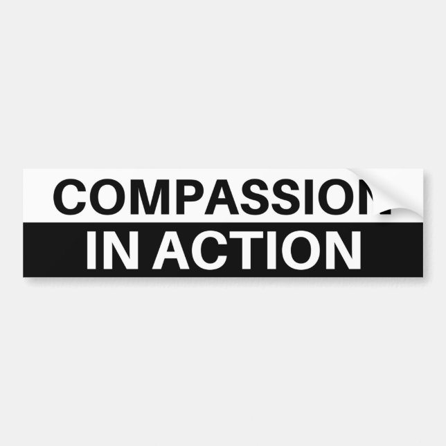 Compassion In Action - Bumper Sticker (Front)