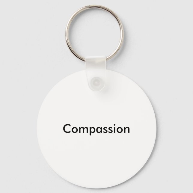 Compassion Keyring/Keychain Key Ring (Front)