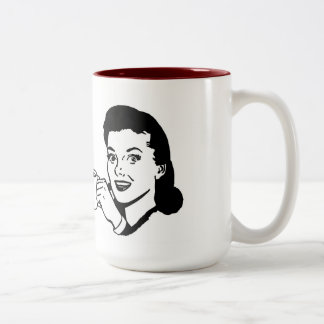 Compassion kicks in after Two-Tone coffee mug