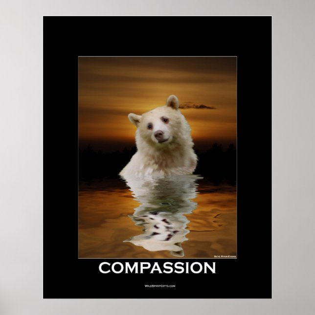 COMPASSION (Spirit Bear) Poster (Front)