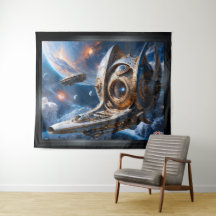 Compellious Galactic Cruiser Al Art by Xzendor7