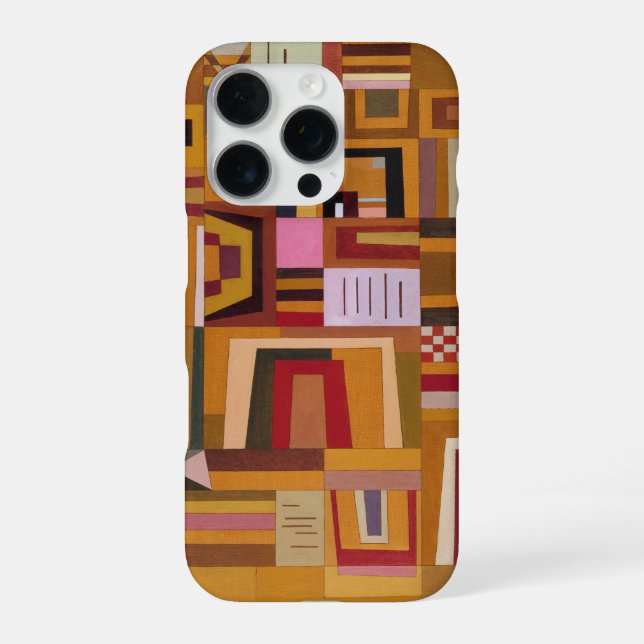 Compensation, Kandinsky Inspired Geometric Art iPhone Case (Back)
