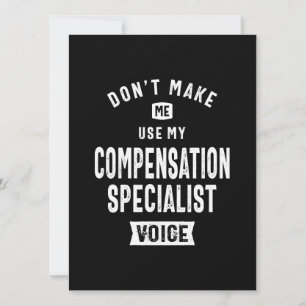 Compensation Specialist Job Occupation Birthday 