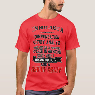 Compensation Survey Analyst Birthday Christmas Gif T-Shirt