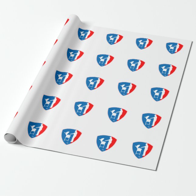 Competition BBQ Gift Wrapping Paper (Unrolled)