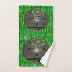 Competition Lawn Bowl. Hand Towel