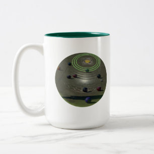 Competition Lawn Bowl, Two-Tone Coffee Mug