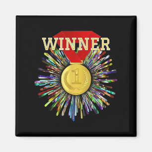 Competition Prize Winner Gold Medal #1  Magnet