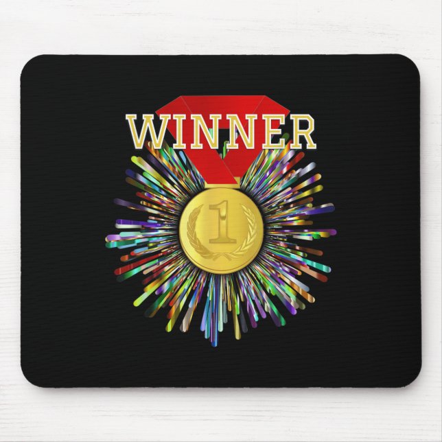 Competition Prize Winner Gold Medal #1  Mouse Mat (Front)
