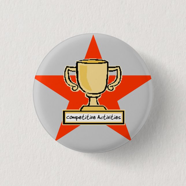 Competitive Activities 3 Cm Round Badge (Front)