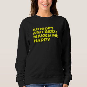 Competitive Airsoft Player Tactical Combat Beer Qu Sweatshirt