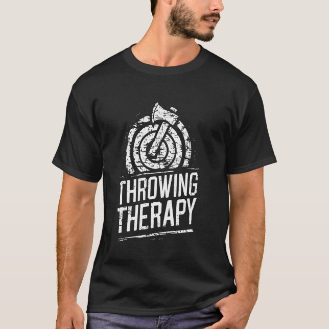 Competitive Axe Throwing Precision Axe Sport Throw T-Shirt (Front)
