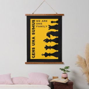 Competitive Chess Players Hanging Tapestry