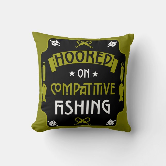 Competitive Fishing Tournament Cushion (Front)