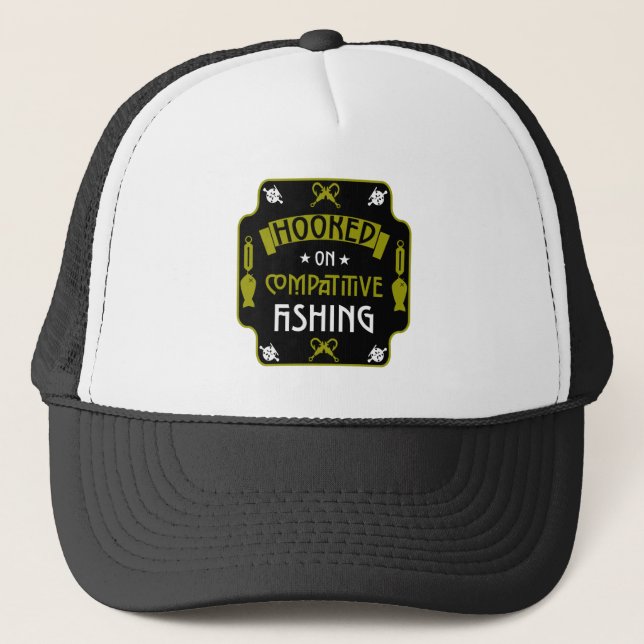 Competitive Fishing Tournament Trucker Hat (Front)
