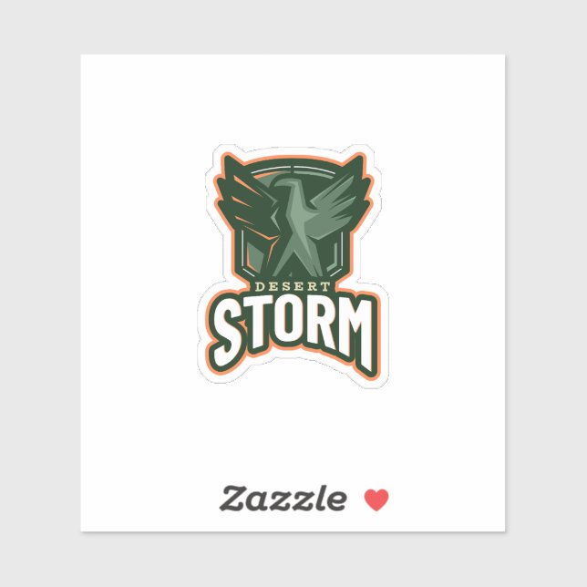 Competitive Gaming Desert Storm Eagle Logo Gaming (Sheet)