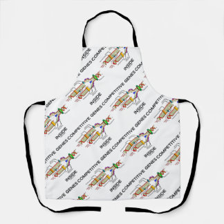 Competitive Genes Inside DNA Replication Humour Apron