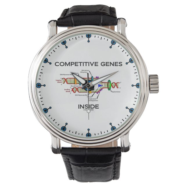 Competitive Genes Inside DNA Replication Humour Watch (Front)