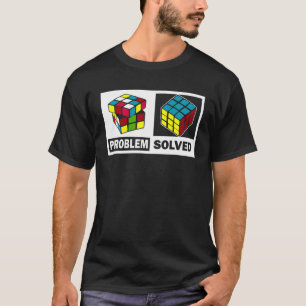 Competitive Puzzle Cube Problem Solved Speed Cubin T-Shirt