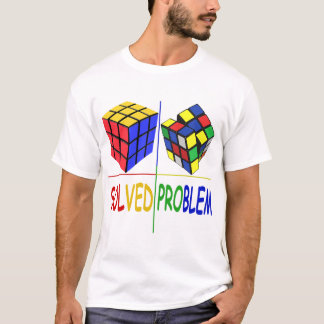 Competitive Puzzle Cube Problem Solved Speed Cubin T-Shirt