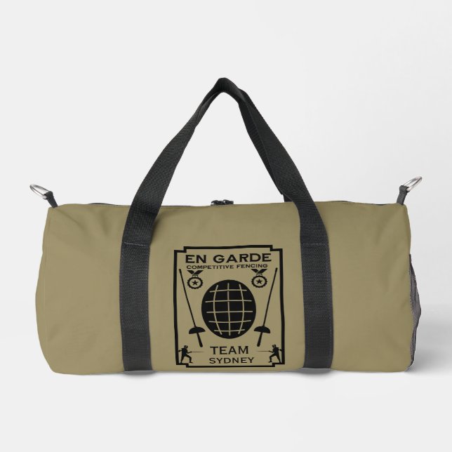Competitive Sword Fencing Duffle Bag (Front)