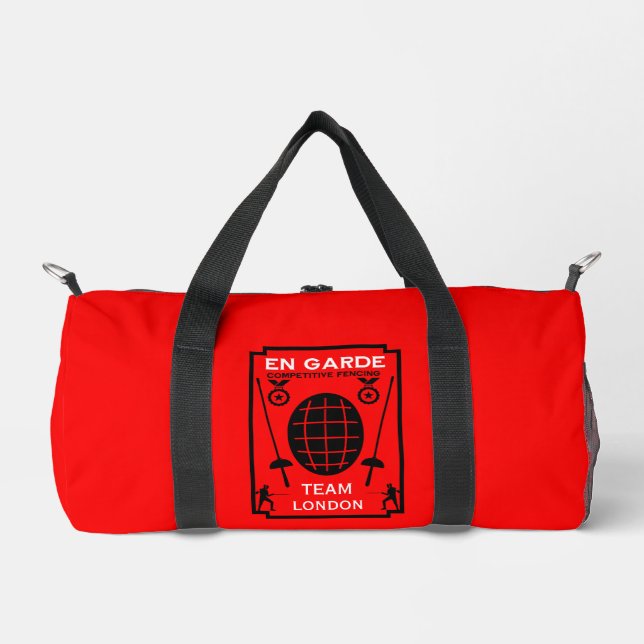 Competitive Sword Fencing Duffle Bag (Front)