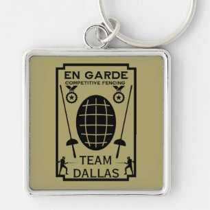 Competitive Sword Fencing Key Ring
