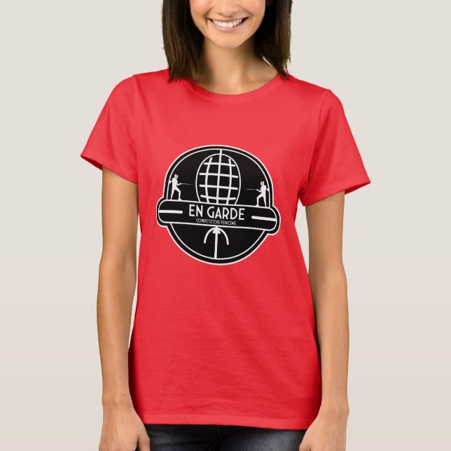 Competitive Sword Fencing T-Shirt (Front)