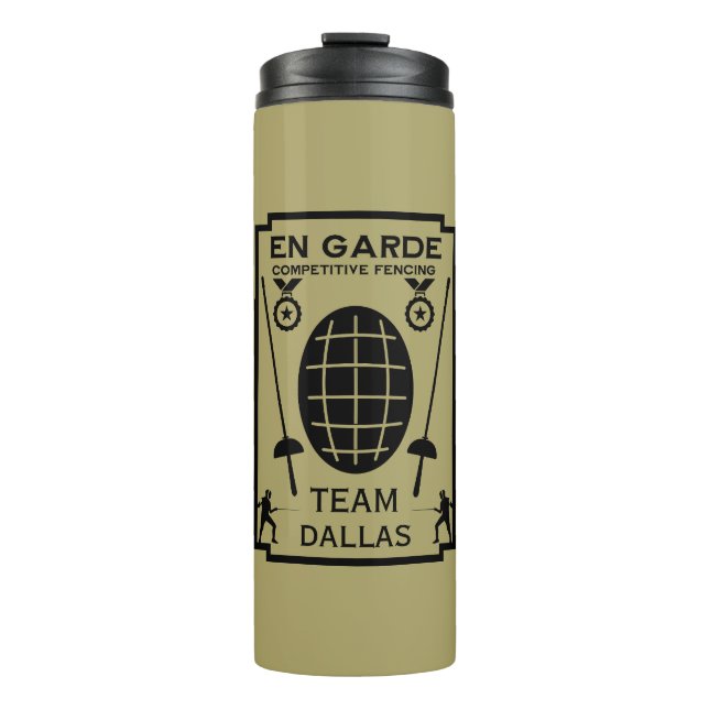 Competitive Sword Fencing Thermal Tumbler (Front)