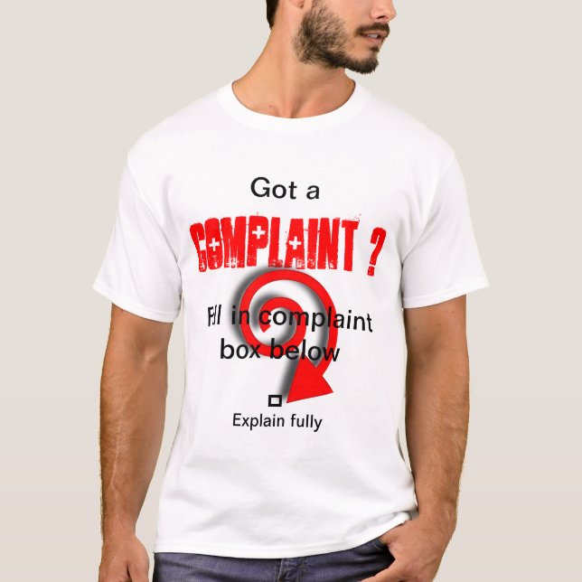 Complaint box T-Shirt (Front)