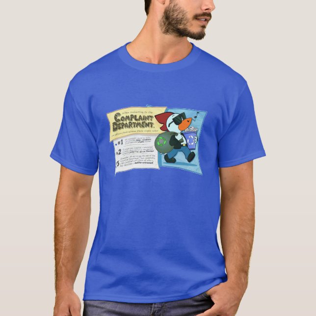 Complaint Department - Chimney Chickens Men's Tee (Front)