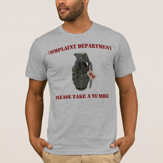 Complaint Department T-Shirt (Front)