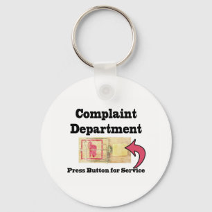 Complaints Department Key Ring