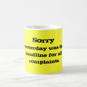 Complaints Mug