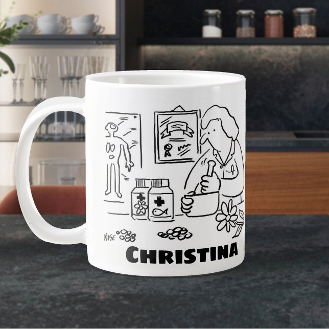 Complementary Medicine. Alternative Medicine Large Coffee Mug (Large Mug In-Situ)