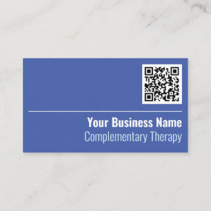 Complementary Therapy QR Code Business Card