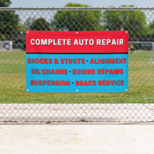 Complete Auto Repair Suspension Brakes Engine Banner