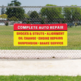 Complete Auto Repair Suspension Brakes Engine Banner