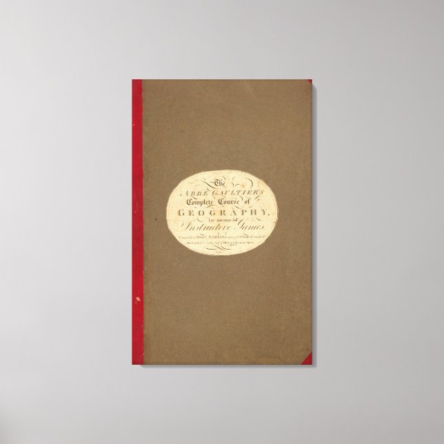 Complete course of geography canvas print (Front)