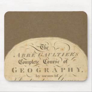 Complete course of geography mouse mat
