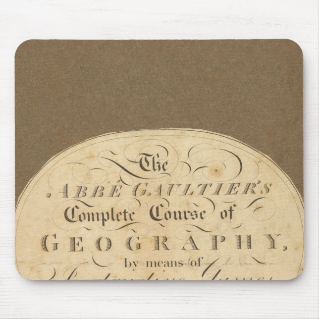 Complete course of geography mouse mat (Front)