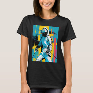 Complete Fencing Gear Set Apparel Retro Pop Fencer T-Shirt
