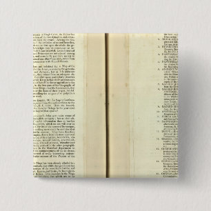 Complete Genealogical, Historical, Chronological 15 Cm Square Badge